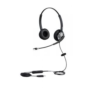 Plusonic USB Headset 8.2MS binaural, NC, Wideband 8805-8.2MS
