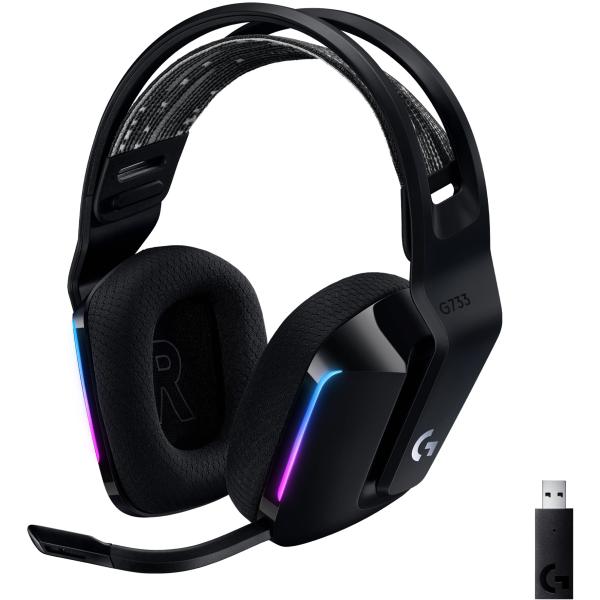 Logitech Gaming Headset Lightspeed G733 Black 981-000864