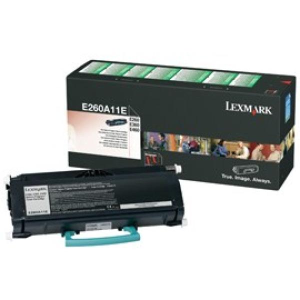 LEXMARK Rückgabe-Toner für LEXMARK E360dn/ E360d, schwarz 0E260A11E (0734646064620)