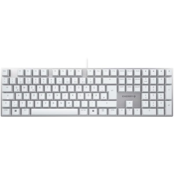 Cherry Keyboard KC 200 MX MX2A BROWN [DE] white/silver MX2A BROWN Switch G80-3950LIBDE-1
