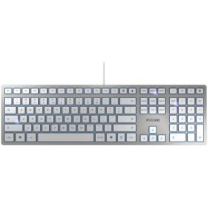Cherry Keyboard KC 6000 Slim [EU] silver/white JK-1600EU-1
