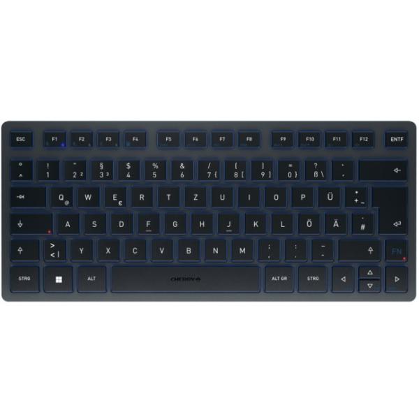 Keyboard KW 7100 MINI [DE] black/blue BT JK-7100DE-22