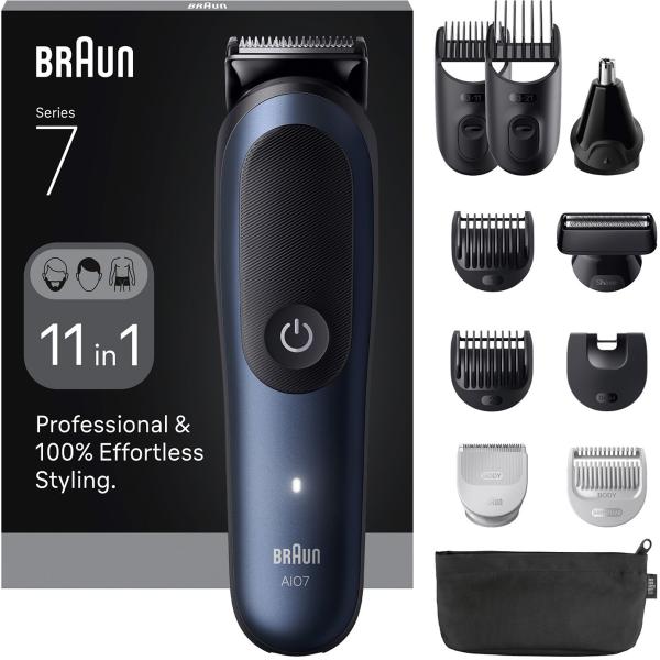 Braun Series 7 All-In-One Style Kit AIO7540 245036 Akku deep blue metallic 11 Au