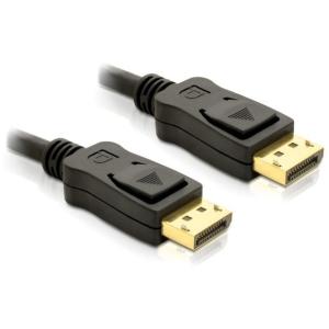 DELOCK Kabel Displayport St-St. Gold 1m 82423