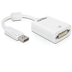 DELOCK Adapter Displayport-St > DVI24+5-Bu weiss 61765