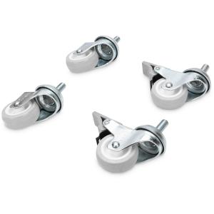 DIGITUS Laufrollen 4x Rollen 2x feststellbar 250kg pro Rolle DN-19 CASTOR-WM