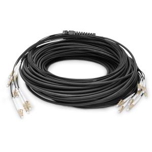 DIGITUS LWL Patchkabel LC->UPC 75m Vorkonfektioniert OM4 8 DK-24338U075BK-BBB