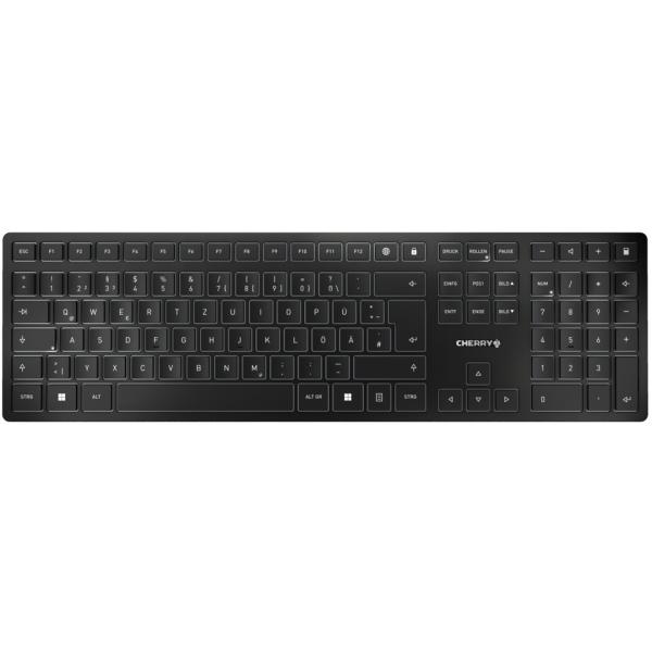 Cherry KW 9100 SLIM - Tastatur wireless black QWERTZ DE JK-9100DE-2