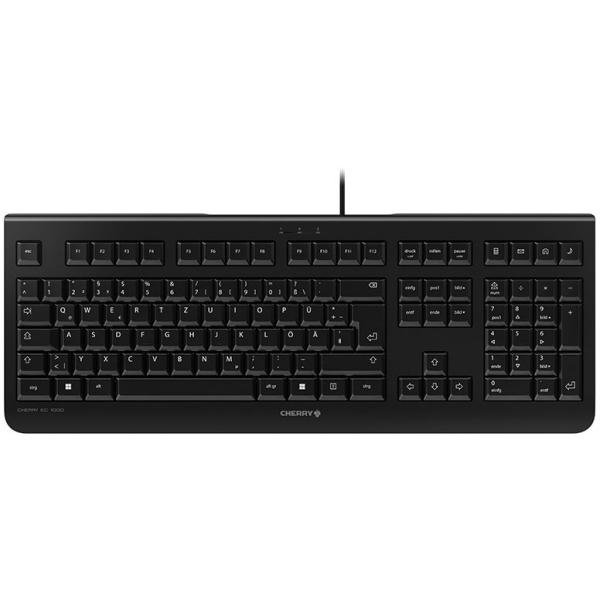 Cherry Kc 1000 Tastatur Kabelgebunden Schwarz JK-0800DE-2 (4025112081316)