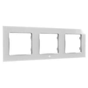 Shelly Accessories "Wall Frame 3" Wandtaster Rahmen 3-fach Weiß Shelly_WF_3_w