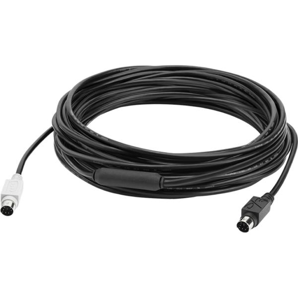 Logitech Ps/2 Kabel 10,0 M Schwarz, 1 St. 939-001487 (0097855129765)