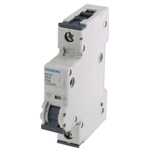 5SY6110-7 Sicherungsautomat 1pol. C 10A SIEMENS 1POLIG 5SY61107 (4001869246055)