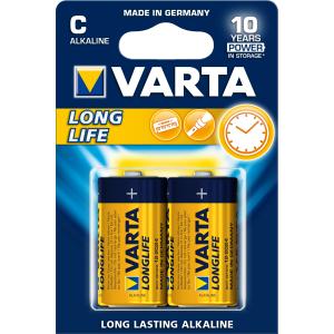 2 Varta Batterien Longlife Baby C 1,5 V 4114101422 (4008496129195)