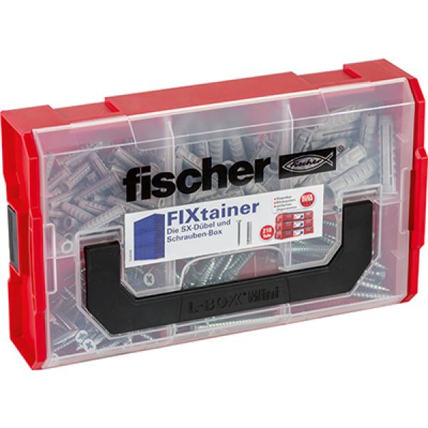 FIXtainer SX-Dübel + Schrauben Box FISCHER SX-D³bel 532891 (4048962219852)
