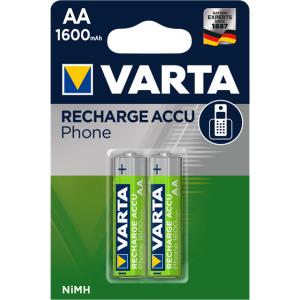 Varta Batterien RECHARGE ACCU Phone AA 1600mAh 2 Stück