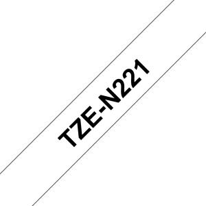 TZE-N221 WEISS/SCHW 9MM (8M) BROTHER TZ-N221 BESCHRIFTUNGSBAND TZEN221 (4977766693264)