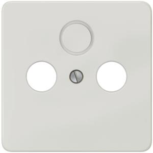 5TG1828-2 Antennen-Abdeckplatte 65x65mm SIEMENS Titanweiss TV/SAT 5TG18282 (4001869368207)