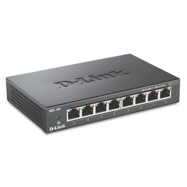 D-link Dgs-108 Switch 8-fach DGS-108/E (0790069368240)