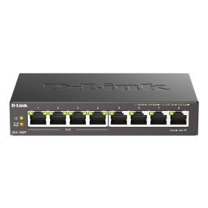 8-Port PoE Gigabit Switch D-LINK Layer2 DGS-1008P/E (0790069344176)