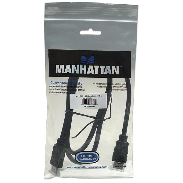High Speed HDMI mit Ethernet Kanal 1m MANHATTAN 323192 (0766623323192)