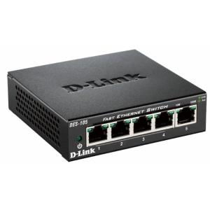5-Port Fast Ethernet Switch D-LINK Layer2 DES-105/E (0790069368189)