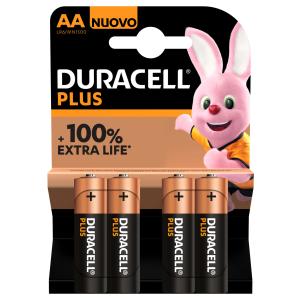 MN1500LR6 Mignon Plus AA K4 DURACELL Batterie 4-er Blister 39-460-243 (5000394140851)