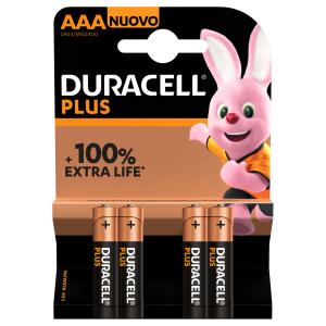 MN2400LR03 Micro Plus AAA K4 DURACELL Batterie 4-er Blister 39-460-248 (5000394141117)