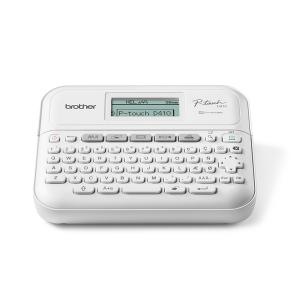 Beschriftungsgerät P-touch D410VP inkl. USB-Schnittstelle Hartschalenkoffer weiß BROTHER PTD410VPRG1 (4977766820097)