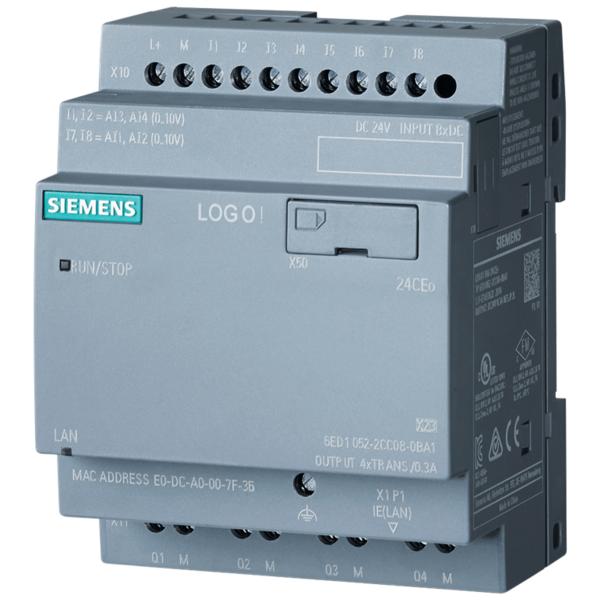 6ED1052-2CC08-0BA2 LOGO! 24CEo SIEMENS 24CEo, Logikmodul, ohne Display 6ED10522CC080BA2 (4034106034504)