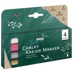 Kreidemarker Chalky, Medium, 4er-Set KREUL 22708 (4000798120320)