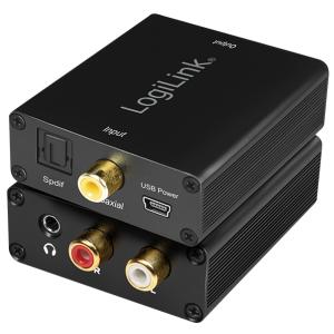Audio Konverter, Digital auf Analog, 3, 5 mm/ SPDIF/ LogiLink CA0101 (4052792044805)