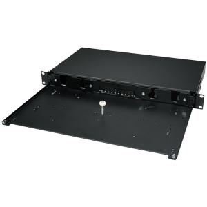 LogiLink 19' LWL Spleißbox, Leergehäuse, ausziehbar, grau FB0001G (4052792040081)