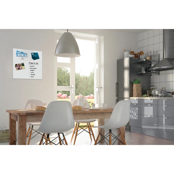 Glas-Magnettafel, (B)450 x (T)450 mm, schwarz Be!Board B1101 (4057521000077)