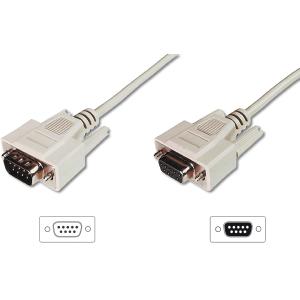 9-Pol Sub-D Kabel, Stecker - Kupplung, 3, 0 m DIGITUS AK-610203-030-E (4016032301479)