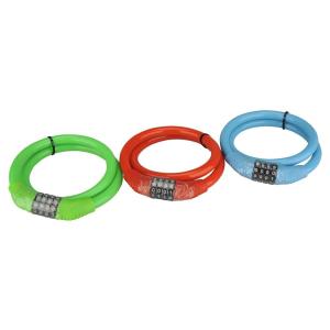 Kabel-Fahrradschloss, Länge: 650 mm, sortiert FISCHER 85896 (4008153858963)