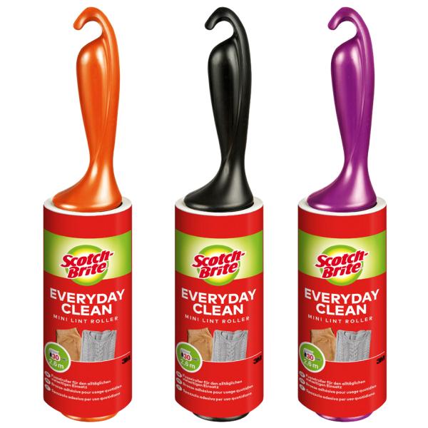 Scotch-Brite Everyday Clean Mini-Fusselroller, 30 Blatt 836MRCS-30EU1 (0021200559198)