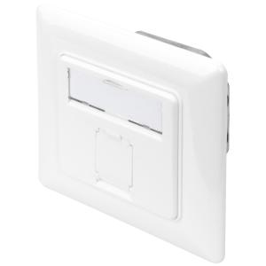 Unterputzdose Kat. 6A, Klasse EA, 1x RJ45, reinweiß DIGITUS DN-9010/8-1 (4016032485728)