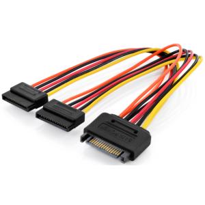 Internes Y-Stromkabel, SATA 15-pin, 0, 3 m DIGITUS AK-430405-003-M (4016032382140)
