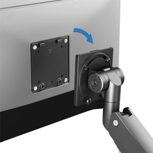 Monitorarm, Aluminium, Armlänge: 526 mm, Flat & LogiLink BP0202 (4052792073300)