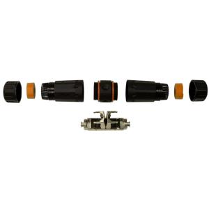 LogiLink Outdoor Kabel-Verbinder, Kat.6A / Kat.7, schwarz NP0082 (4052792060003)