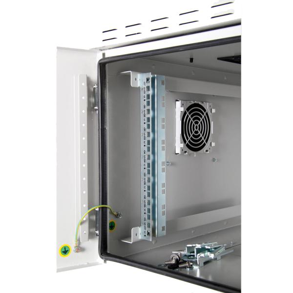 19' Wandverteiler Outdoor, 9 HE, (B)600 x (T)600 mm DIGITUS DN-19 09U-6/6-I (4016032362142)