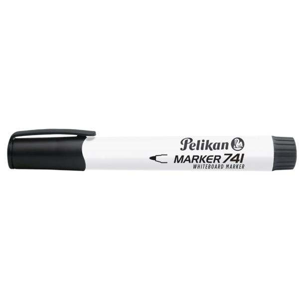 Whiteboard-Marker 741, Rundspitze, schwarz Pelikan 100436037 (4012700817976)