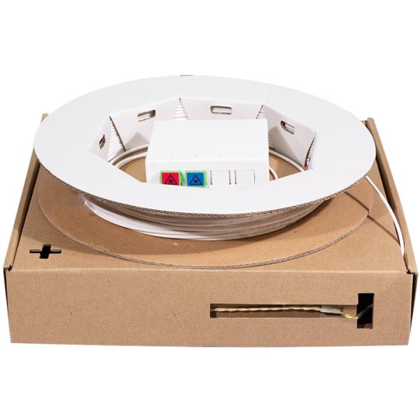 LogiLink FTTH Spleißbox, 2x SC/ APC, 40 m Verlegekabel, weiß FB2SC40 (4052792066500)