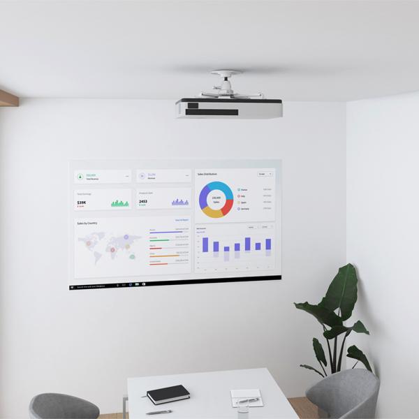 Beamer-Deckenhalterung, Armlänge 135 mm, weiß LogiLink BP0056 (4052792048179)