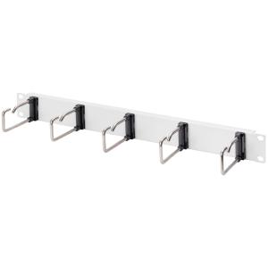 19' Rangierpanel, 1 HE, 5 Kabelführungsbügel, grau DIGITUS DN-97666 (4016032465522)