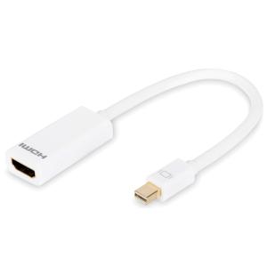 Adapterkabel, DisplayPort Mini - HDMI Typ A, 0, 15 m DIGITUS DB-340404-001-W (4016032292425)