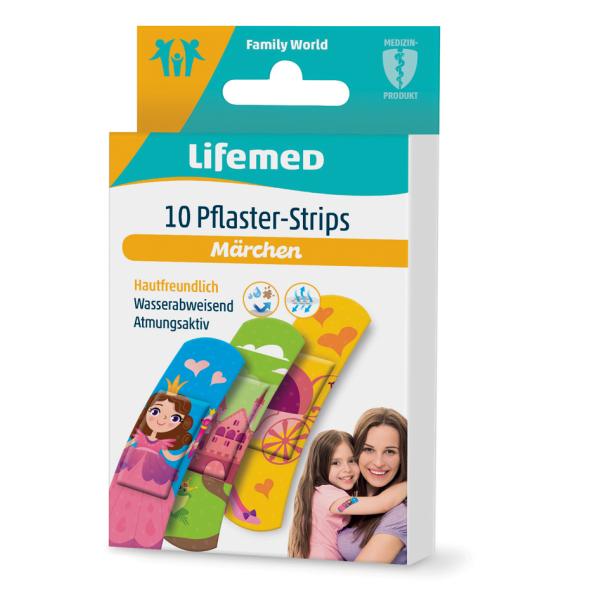 Kinder-Pflaster-Strips 'Märchen', 10er Lifemed 99552 (4251594200024)