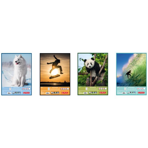 Zeichenblock DIN A3, 100 g/ qm, 20 Blatt herlitz 400132897 (4008110494319)