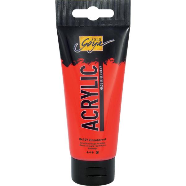 Acrylfarbe SOLO Goya Acrylic, echtrot, 100 ml KREUL 84131 (4000798841317)