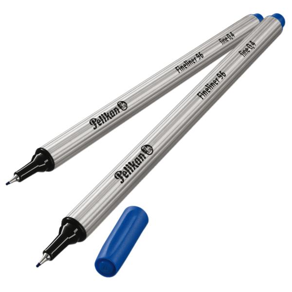 Fineliner 96, Strichstärke: 0, 4 mm, blau Pelikan 100401691 (4012700943163)